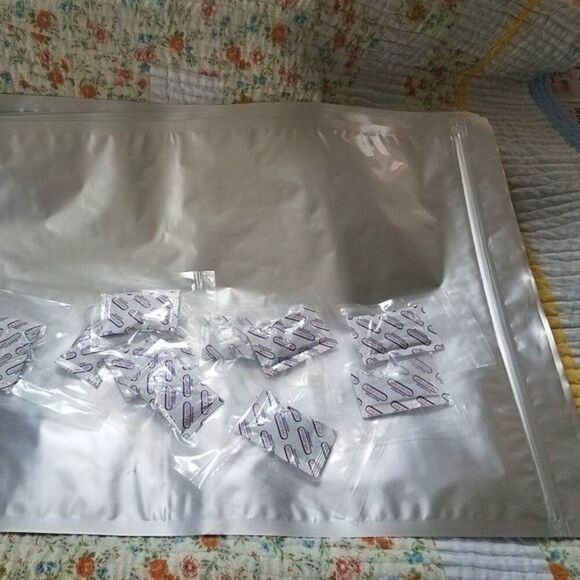 10 Mylar Bags with Oxygen Absorber 5 Gallon Sz Long Term Food Storage Hunting - Picture 2 of 5